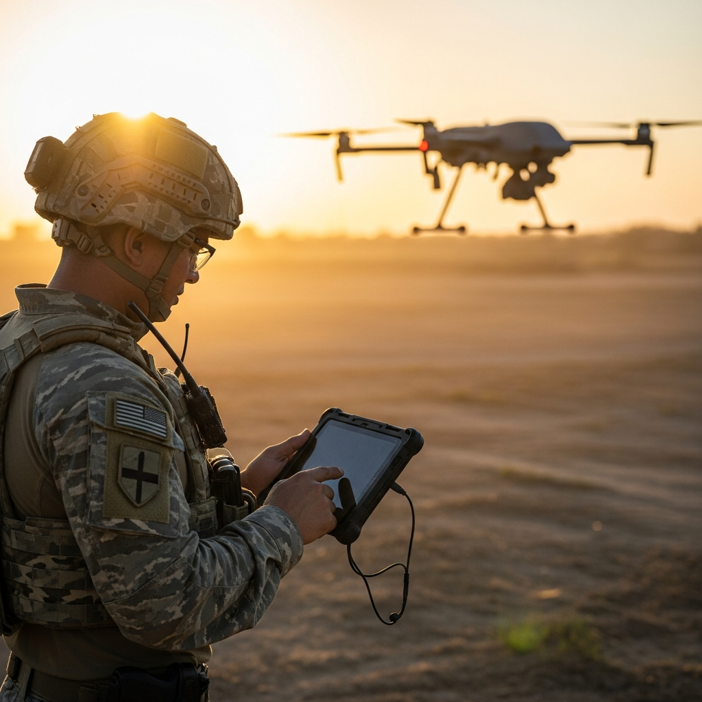 How is technology used in the military