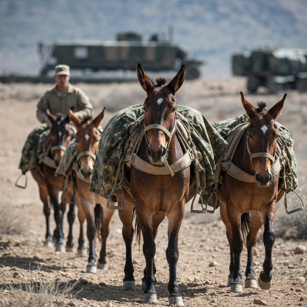 Military Mules Unsung Heroes in Action