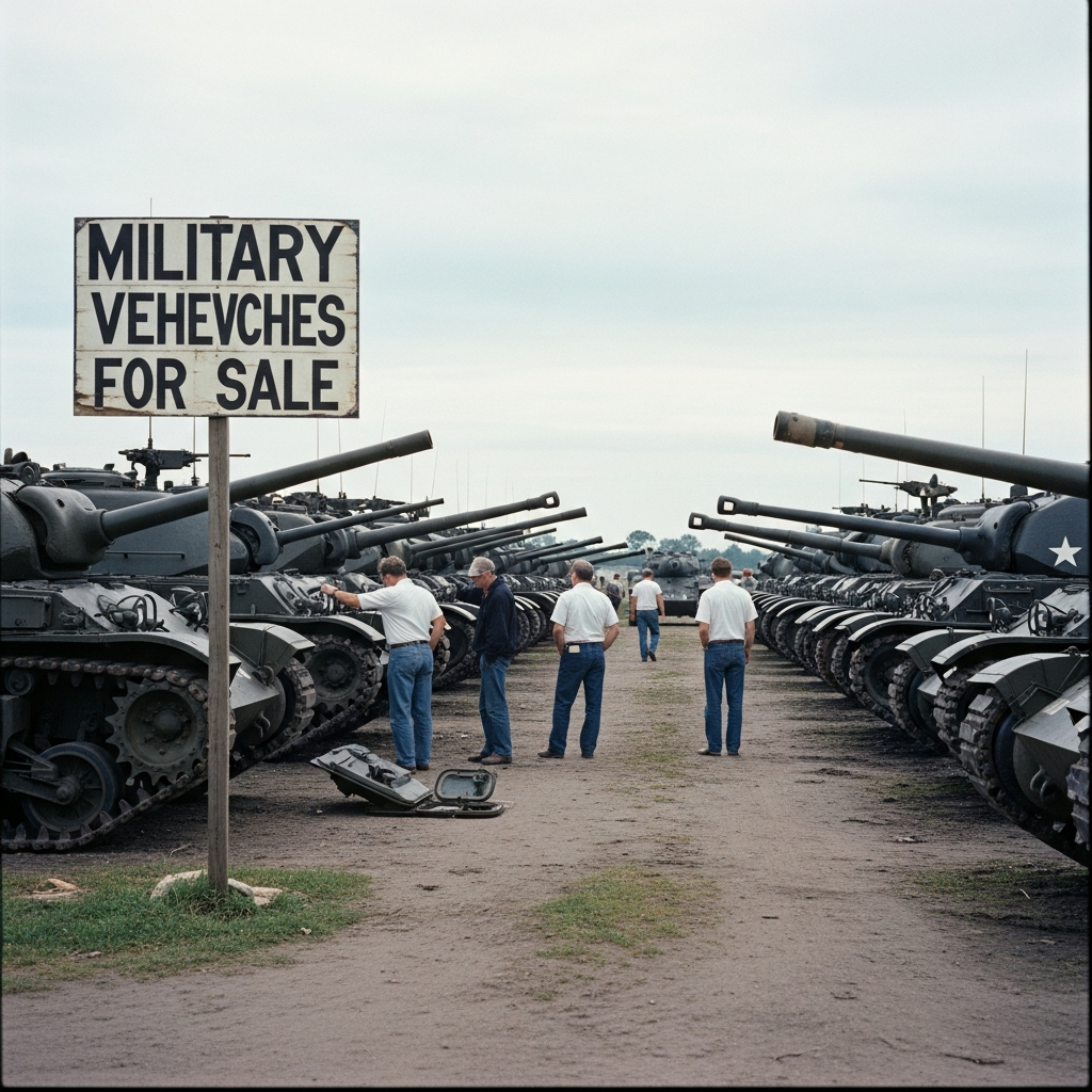 Vintage Military Tanks Available for Sale
