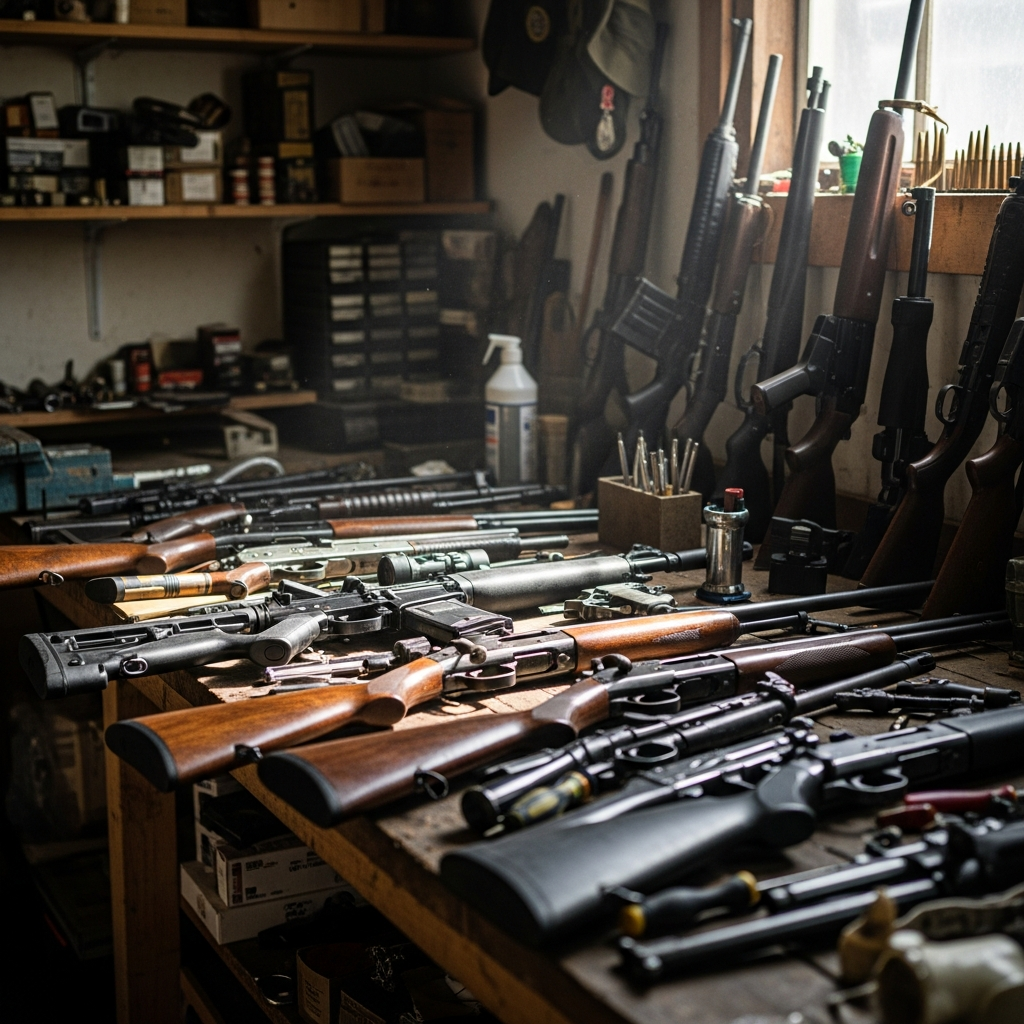 What is a Collection of Guns Called?