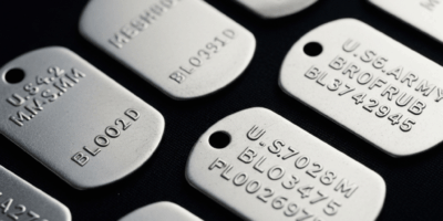 WWII US Army Dog Tag Identification Guide