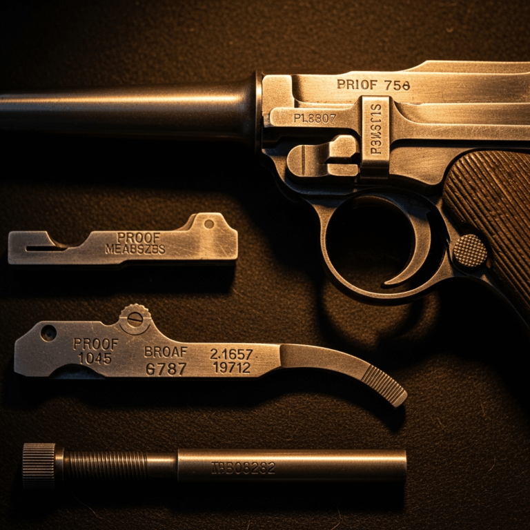 WWII German Luger Pistol Markings Explained for Collectors