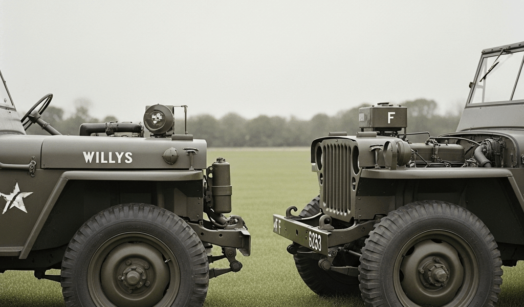 Professional photograph related to: Willys MB vs Ford GPW — How to Tell Your WWII Jeep Apart. High q
