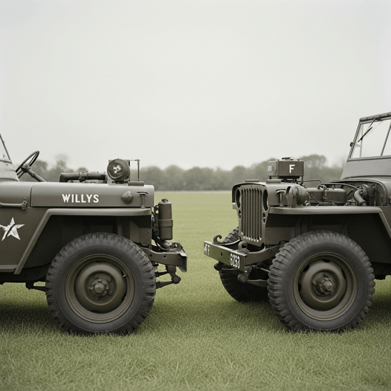 Professional photograph related to: Willys MB vs Ford GPW — How to Tell Your WWII Jeep Apart. High q