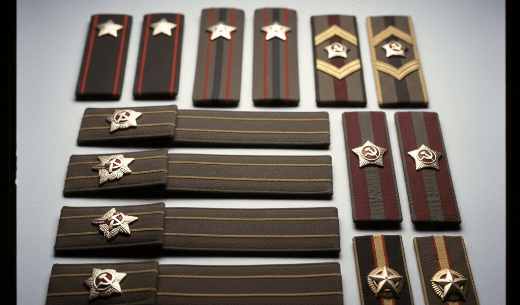 Cold War Soviet Uniform Insignia How to Identify Ranks