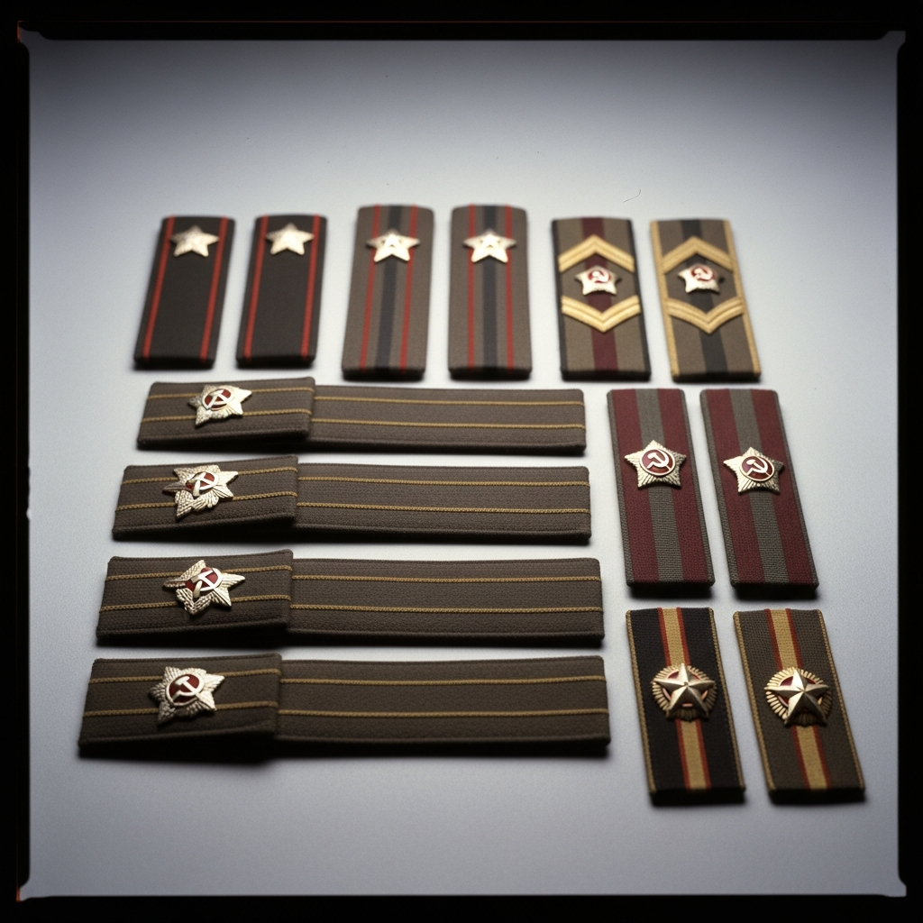 Cold War Soviet Uniform Insignia How to Identify Ranks